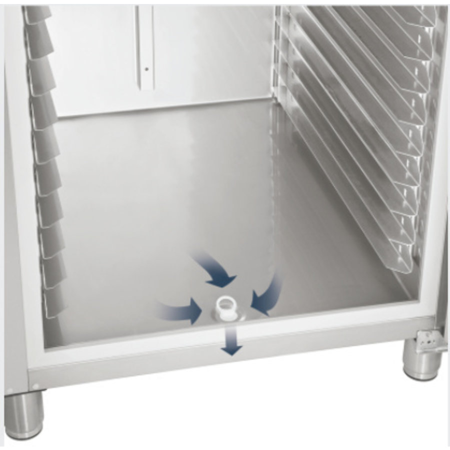 Kühlschrank aus Stahl mit Glas 2 / 1GN