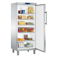 Kühlschrank aus Edelstahl mit 437 L
