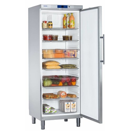  Liebherr Kühlschrank aus Edelstahl mit Beinen & 499 L 
