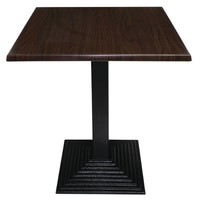 Quadratische Tischplatte dunkelbraun | 2 Abmessungen