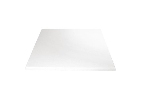  Bolero Quadratische weiße Tischplatte | 2 Abmessungen 