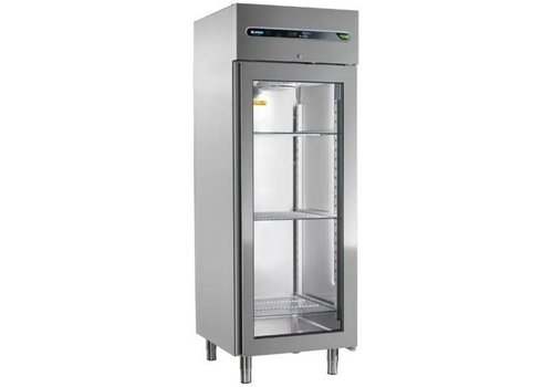  Afinox Gewerbekühlschrank mit Glastür 700 Liter 73x84x209cm 