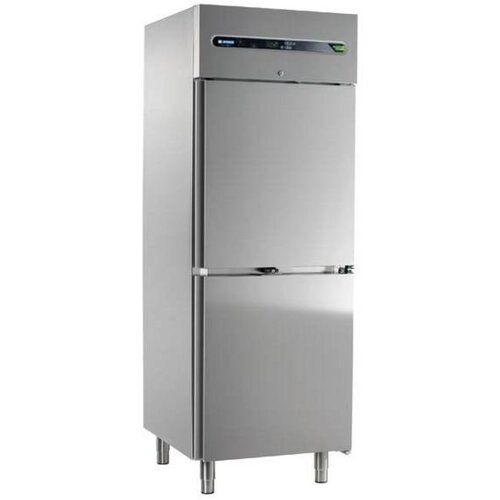  Afinox Catering Kühlschrank mit zwei Türen aus Edelstahl 700 Liter 73x84x209 cm 