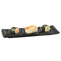 Sushi Teller Melamin Schwarz 2 Formate