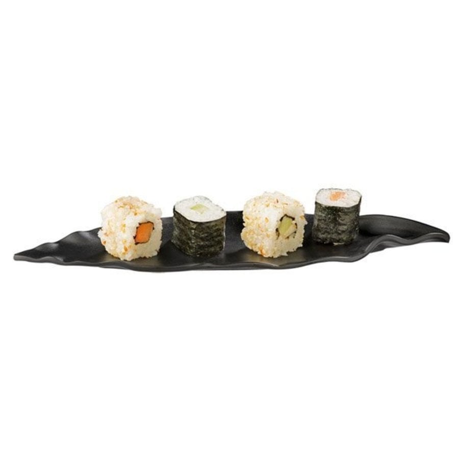 Sushi Teller Melamin Schwarz 2 Formate