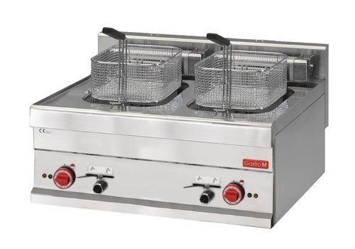  Gastro-M Elektrische Friteuse 2x10 Liter RVS 