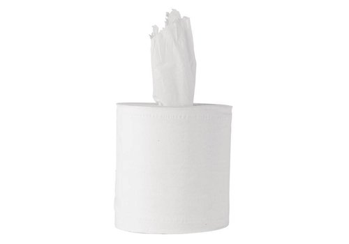  NeumannKoch Refill für Mittenzuführrolle Handtuchspender weiß (6 Stück) 