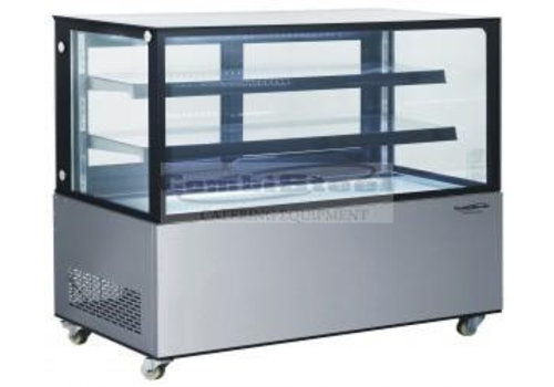  Combisteel Thekenvitrine aus Glas | 152x68x (h) 122 cm 