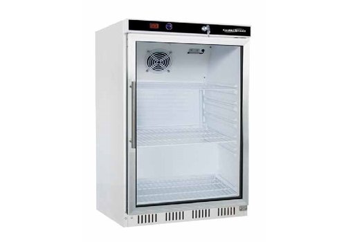  NeumannKoch Statischer Kühlschrank mit Glastür | Weiß | 130L 