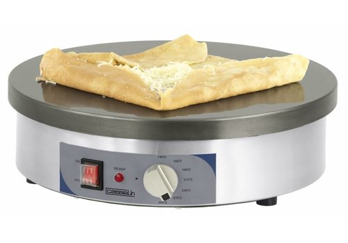  Casselin Elektrische Crêpes-Bratpfanne | Ø400 mm | 2 700 W | Edelstahlrahmen 