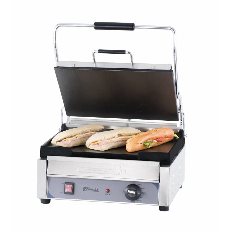 Kontaktgrill glatt 37 x 28 cm | HEAVY DUTY