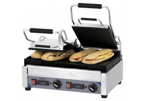  Casselin Doppel-Elektro-Panini Grill | 45x24cm 