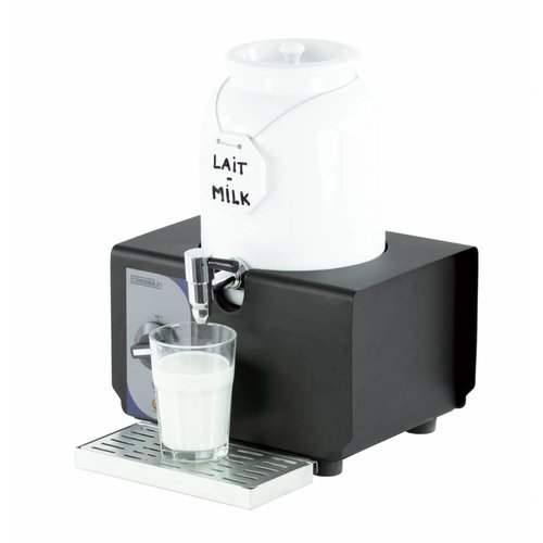  Casselin Warme Milch Spender aus weißem Porzellan | 4 Liter 