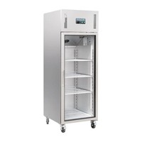 Kühlschrank | Glastür | Edelstahl | Aluminium | 600L | 201(H)x68(B)x80(T) cm