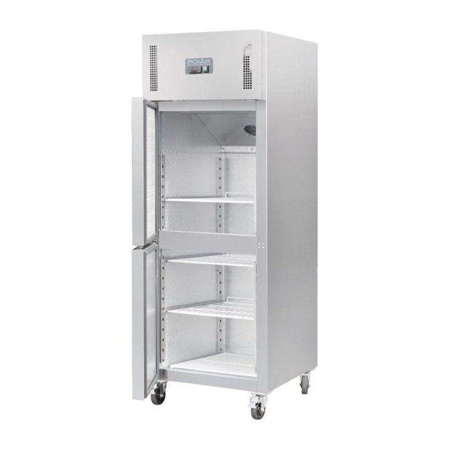 Kühlschrank | Edelstahl | Aluminium | 2 Türen | 600 L | 201(H)x68(B)x80(T) cm