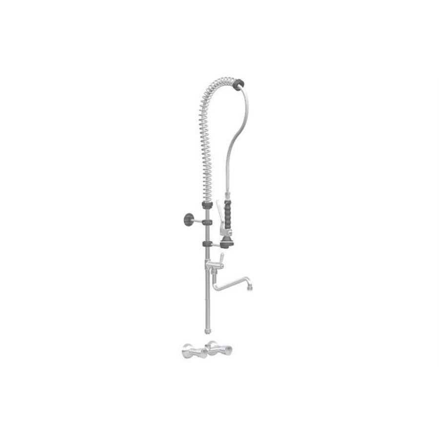 Stainless Dubbelgats Wand Vorbelüftungszeit Dusche Elbow Betrieb