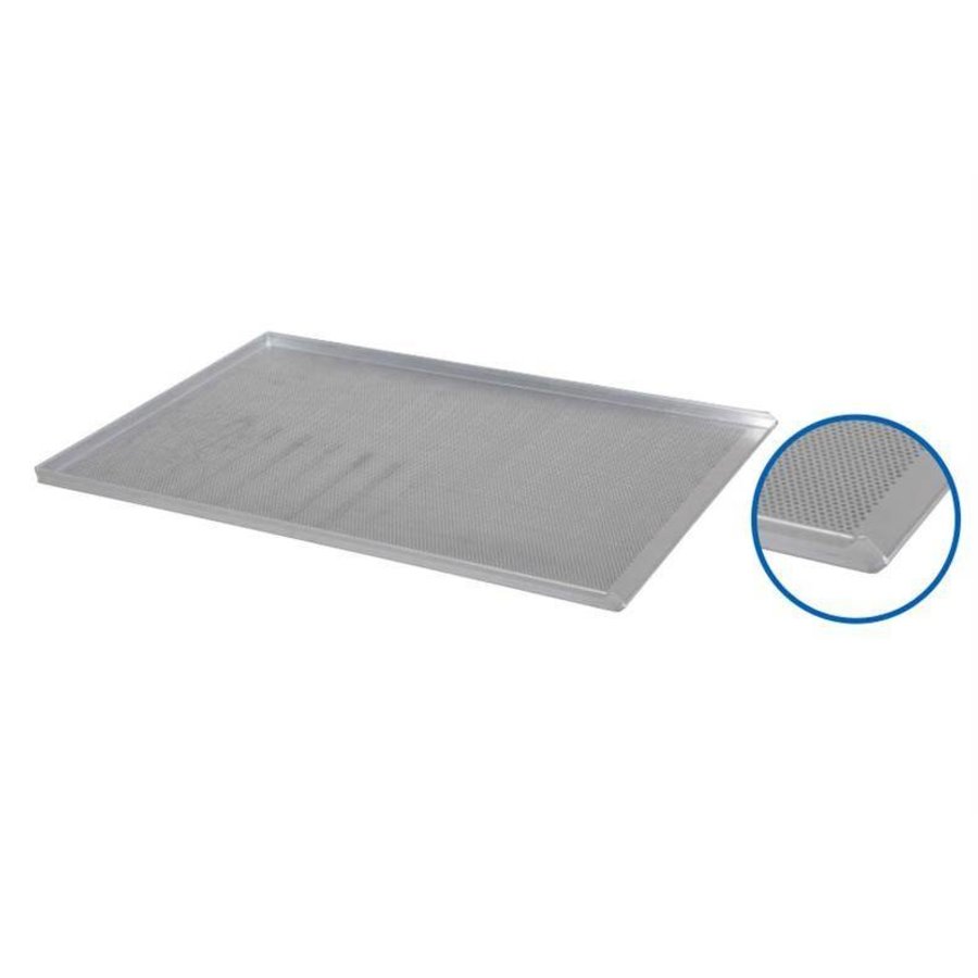 Perforiertes Aluminiumbackblech - 78 x 58 x 2,3 cm