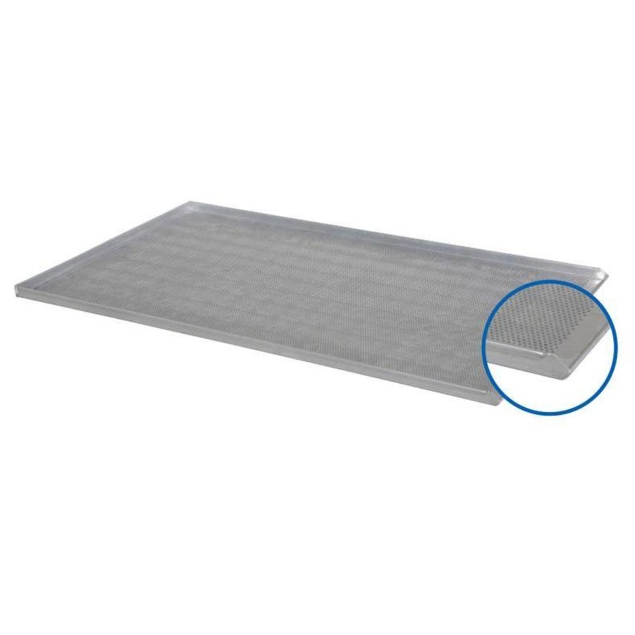 Perforiertes Aluminiumbackblech - 100 x 60 x 2,3 cm