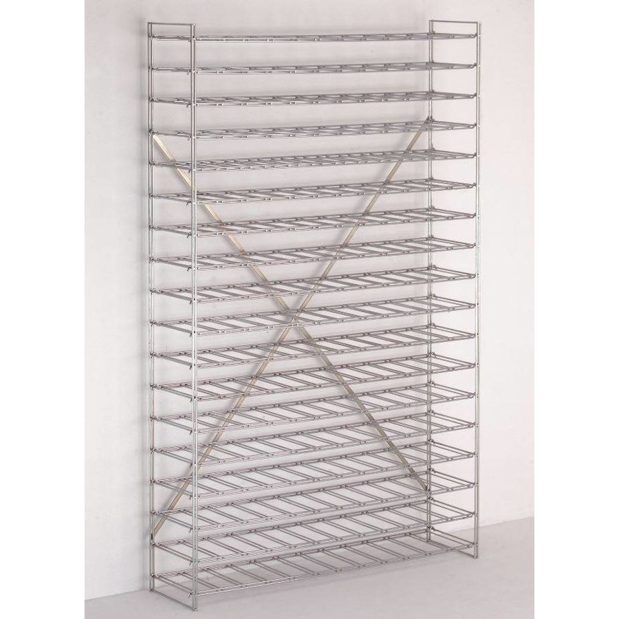 Verchromte Racks | Flaschen von 180 x 120 x 30 (H) 160cm