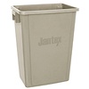 Jantex Plastikpapierkorb | 56 Liter | Beige