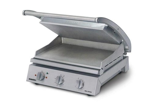  Roband Edelstahl-Kontaktgrill - glatte obere Platte 