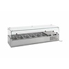 NeumannKoch Kühlaufsatz mit Glasaufsatz | 5 Modelle | 1/3 GN | 120-200x39.5x43.5cm