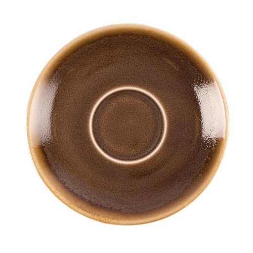  Olympia Brown Porzellan Espresso Geschirr 11,5cm (6 Stück) 