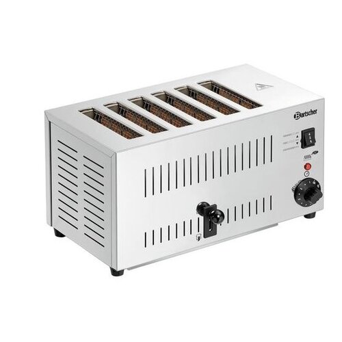  Bartscher Toaster Edelstahl | 6 Steckplätze 