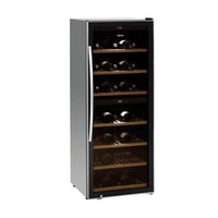 Weinkühlschrank Schwarz | Lautloses Modell | 2 Temperaturzonen | 595x625x1590 (h) mm