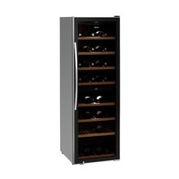 Weinkühlschrank Schwarz | Lautloses Modell | 2 Temperaturzonen | 600x750x1860 (h) mm