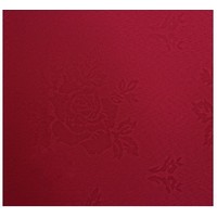 Polyester Tischdecke Roosmotief Rot 4 Formate