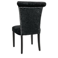 Velvet Dining Chair Schwarz | 2 Stück