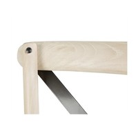 Holzstuhl | Enthält gekreuzte Rückenlehne (2 Stück)