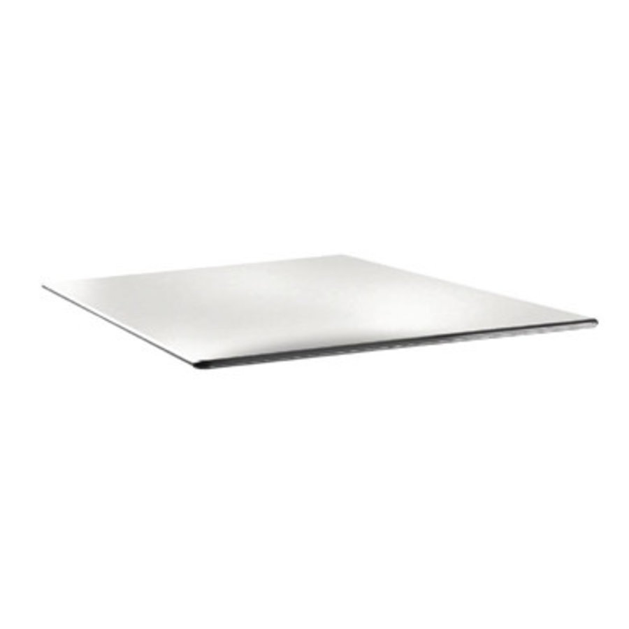 Quadratische Tischplatte | Weiß 2 Formate