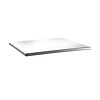 Topalit Tischplatte rechteckig | Weiß 2 Formate