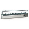 Ecofrost Kühlaufsatz mit Glasaufsatz | 6 Modelle | 1/3 GN | 120-200x395x43,5cm