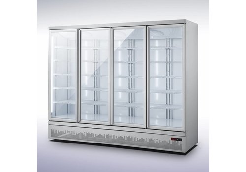  Combisteel Wandkühlschrank | 4 Glastüren | 2025L 