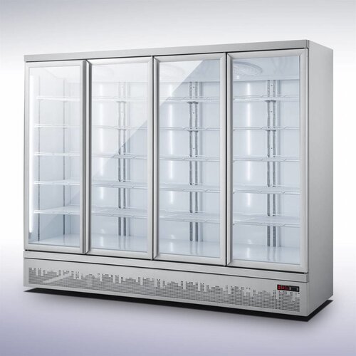  Combisteel Wandkühlschrank | 4 Glastüren | 2025L 