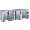 Coreco Kühlschrank an der Rückseite | Glas | 4 Türen