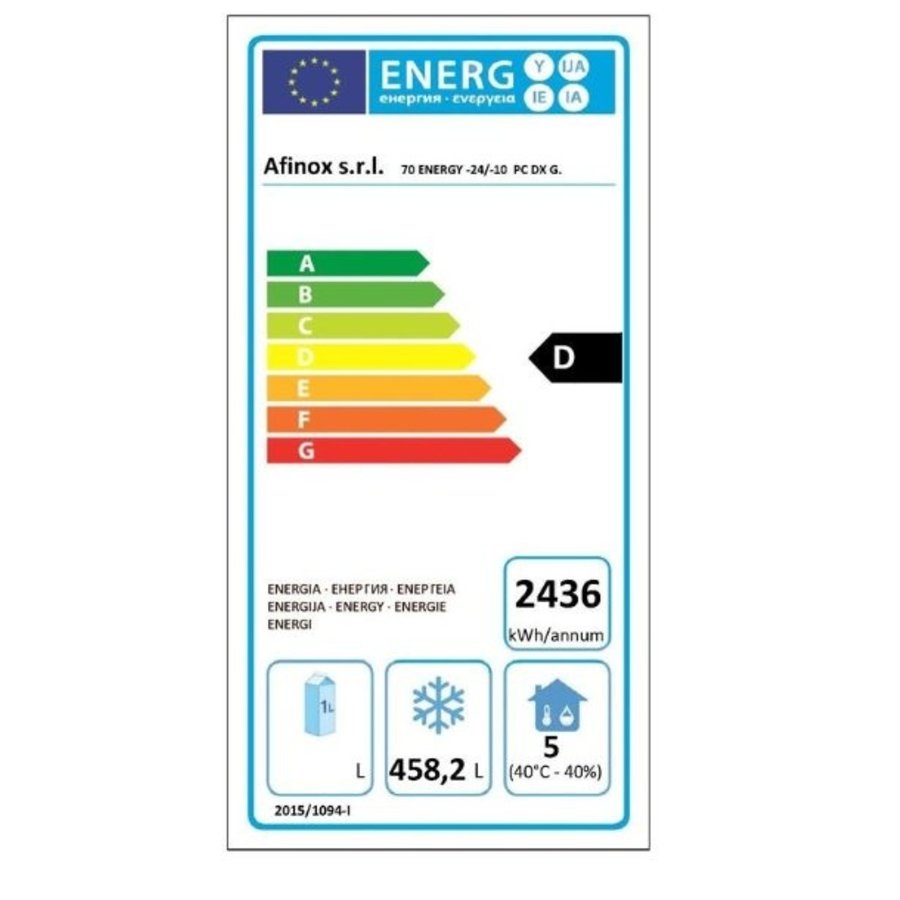 Mekano Energy 700 Gefrierschrank | 1 Tür