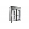 Afinox Business Kühlschrank mit Glastüren MEKANO 1400 BT 2PC | R404A