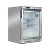 NeumannKoch Kühlschrank mit Glastür | Edelstahl | Unterkonstruktion | 130 Liter