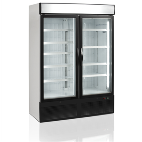  NeumannKoch Steel Display Freezer mit zwei Glastüren 984 Liter 