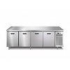 Afinox Tiefkühlwerkbank | 4 Türen | 218,2x70x (h) 90cm | Mit oder ohne Arbeitsplatte