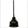 Saro Warmhalten Lampe | Leichtmetall schwarz | (Ø 125 mm) Curtis-Modell