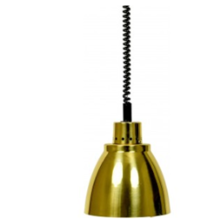 Warmhalten Lampe | Leichtmetall Gold | (Ø 125 mm)