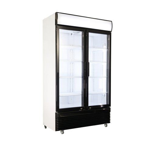  Combisteel Glastür Kühlschrank | Gezwungen | 2 Türen 