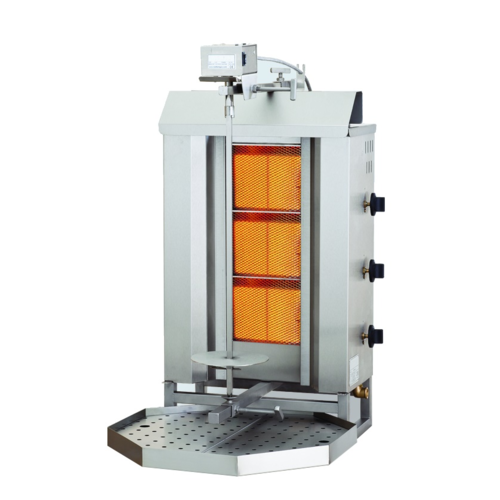  Combisteel Kebab Grill Gasmotor oben | 9,7 kW | 31 kG 