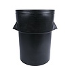 NeumannKoch Abfalleimer aus schwarzem Kunststoff | 94 Liter
