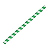 NeumannKoch Papiere Grün / weiß gestreifte Smoothie-Strohhalme 250 Stück